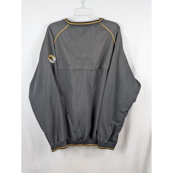 Mizzou Tigers Campus Heritage Vented Pullover Jacket Black Men's Size 2XL/XXL - Picture 13 of 15
